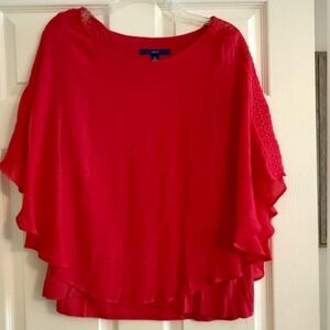 Hot Pink Layered Blouse